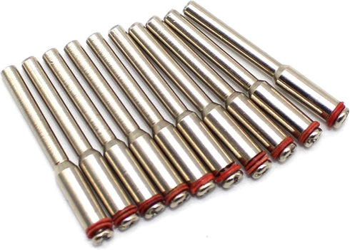 TEMO 10 pc 2 mm (5/64 Inch) Cut Off Wheel Screw Mandrel 1/8 Inch Shank Holder for Dremel Rotary Tools...