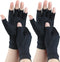2 Pairs Copper Arthritis Gloves for Carpal Tunnel Pain Relief, Compression Gloves to Alleviate Hand Pain,Swelling,Fingerless Typing Gloves for Rhe...