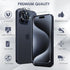 Tempered Glass Compatible with iPhone 15 Pro Screen Protector 6.1'', 3 Pcs Screen Protector + 2 Pcs Camera Lens Protector, [Not for iPhone 15 Pro ...