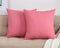 TangDepot Handmade Decorative Solid 100% Cotton Canvas Throw Pillow Covers/Cushion Covers, 45 Colors Available - (16"x16" 2 Pieces, Pink), 2 Count...