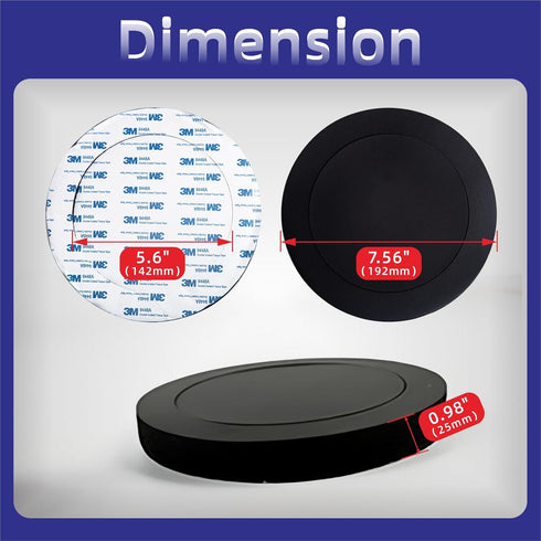6.5" Foam Speaker Enhancer Foam Fast Rings Fits for 6" 6.5" Car Door Speaker, Universal High Rebound Sponge Bass Blocker Kit with High Rebound for...