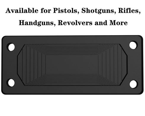 Magnetic Gun Mount | Rubberized 35-45 lbs Rated Gun Magnet | Gun Magnet Mount-Concealed Holder for Car, Handgun, Pistol, Rifle, Shotgun, Revolver ...