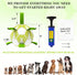Dog Toys Soccer Ball with Straps, World Cup Interactive Toys for Tug of War, Dog Water Toys, Puppy Birthday Gifts for Small & Medium Dogs (Cabbage...