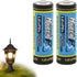 (2-Pack) 3.2V LiFePo4 14430 (14 x 43mm) 400mAh Rechargeable Battery for Solar Panel Light, Tooth Brush, Shaver, Flashlight...