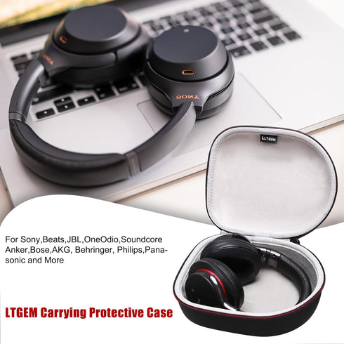 Headphone Headset Case for JBL, Beats, Sony, Soundcore Anker, Raycon, TOZO, SteelSeries, Logitech, Jabra, Bose, Audio-Technica, Sennheiser Headpho...