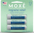 MOXE Migraine Relief Nasal Inhalers, Essential Oils for Headaches & Tension Relief, Portable Aromatherapy, Easy-to-Use, Pure & Undiluted, Peppermi...