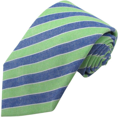 Jacob Alexander Men's Carson Variegated Diagonal Stripe Regular Length Neck Tie...