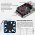 Yahboom Cooler for Raspberry Pi 5,with PWM Cooling Fan Aluminum Heatsink for Pi5?Insulation Silicone Thermal Pad Cool Cooler Pi50 Cool Down Quickl...
