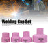 Alumina Ceramic Welding Cup Set Alumina Torch Gas Lens Kit Industrial Supplies WP?17/18/26 1.6...