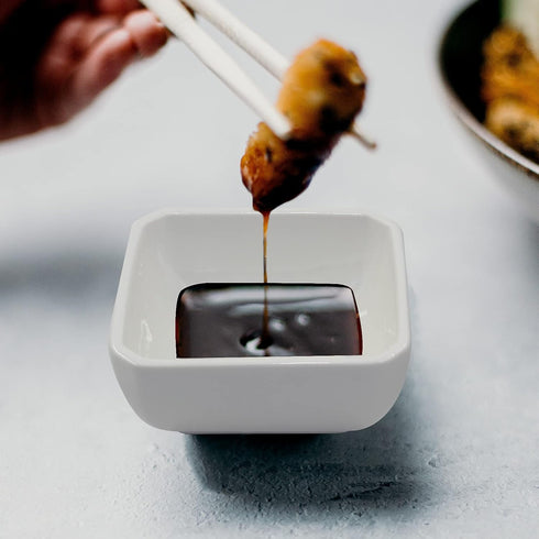 5 Ounce 6 Pack Ceramic Dip Bowls Set Porcelain Dip Mini Bowls Soy Sauce Dish/Bowls - Good for Tomato Sauce, Soy, BBQ and Other Party Dinner (White...