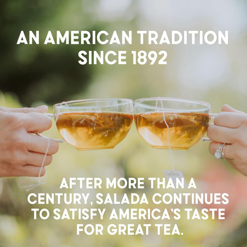 Salada Green Tea Decaffeinated with 40 Individually Wrapped Tea Bags Contains Caffeine Brew Hot Flavored Rich in Antioxidants Zero Calories...