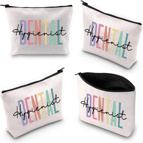 BLUPARK Dental Hygienist Makeup Bag Dental Gift Dentist Gift Dental Graduation Gift New Dental Hygienist Zipper Pouch (Dental Hygienist)...