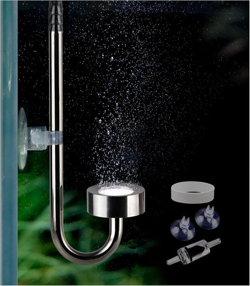 Stainless Steel CO2 Diffuser Atomizer for Aquarium Plants...