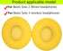 Replacement Ear Pads Compatible with Beats Solo 2.0 Solo 3.0 Wireless Headphones Soft Comfort Protein Leather Memory Foam Resilient (Yellow)...