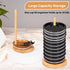 2 Pcs Tumbler Lid Organizers, Bamboo Tumbler Lid Holder, Storage for Up to 20 Lids, Tumbler Lid Storage for Kitchen Cabinets and Countertops?Suita...