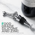Homestia Wine Stoppers for Wine Bottles, Giraffe Wine Beverage Bottle Stopper, Stainless Steel Reusable Wine Corks with Silicone Seal, Bottle Cove...
