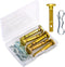 SAVITA 5pcs 0.5x0.25x1.6in Shear Pins for Snowblower and 5pcs Cotter Pins Replacement Parts for Cub Cadet OEM-738-04124A 714-04040 Snowblower MTD ...