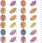 Beadthoven 24pcs Stainless Steel Stud Earrings Posts with Loop Hypoallergenic Rainbow Plated Textured Oval Disc Earrings Pins with Earrings Backs ...