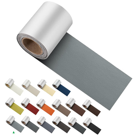 ILOFRI Leather Patch Tape, Vinyl Repair Kit 3 x 60 inches Leather Repair Patch for Furniture, Leather Couch Patch for Sofas, Furniture, Car Seats,...