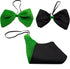 CreepyParty St. Patrick's Day Party Costume Suit Hat, Bow, Bow Tie, Beard, Scarf (Hat, Beard, Tie, Bow tie)...