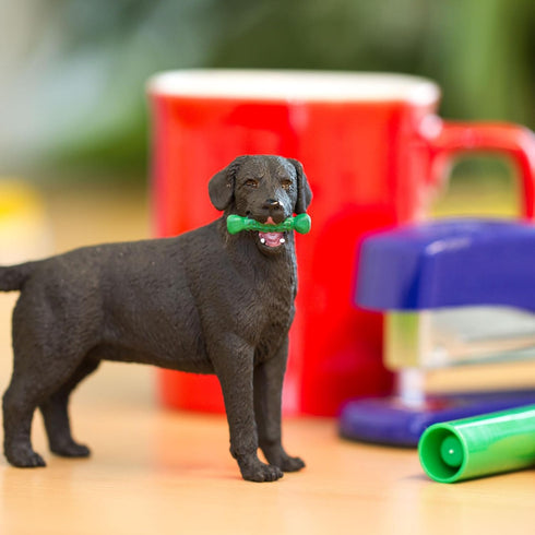 Safari Ltd. Black Labrador Retriever Figurine - Hand-Painted, Lifelike 3.75" Model Figure - Fun and Educational Toy for Boys, Girls & Kids Ages 3+...