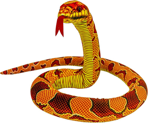 Snake Plush Toy, 59'' Large Washable, Giant Simulation Plush Cuddle Toy, Soft and Cute Children's Gift for Boys and Girls, Birthday Party Gift Pra...