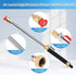 2024 Upgraded Pressure Garden Hose Wand, Includes 2 High-Pressure Nozzles and Quick Connectors, Hydro Jet Hose Nozzle Wand for Gutter Patio Car Pe...