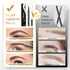 Eyebrow Pencil Microblading Pen, Liquid Brow Pencil With 4 Micro-Fork Tip, Waterproof Eyebrow Long-Lasting, Smudge-Proof Eyebrow Makeup, Natural E...