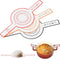 3 PCS Silicone Bread Slings for Dutch Oven, Reusable Sourdough Bread Sling with Long Handle, Non-Stick & Easy Clean Silicone Baking Mats, Heat Res...