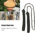 Pocket Chainsaw with Paracord Handle 24inch 11teeth Rope Saw Hand Saw Emergency Outdoor Survival Gear Folding Chain Wire Fast Wood & Tree Cutting ...