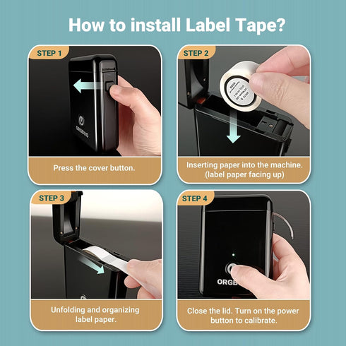 Label Maker Machine with Tape, X1 Portable Bluetooth Mini Label Printer for Organizing Storage, Rechargeable Thermal Label Maker Small Sticker Mak...