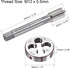 uxcell M12 x 0.5mm Metric Tap and Die Set, Machine Thread Screw Tap with Round Threading Die, Tap & Die Kit for Nut Screw Bolt Thread Repair...