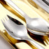 IQCWOOD Sporks, 4-Pack 18/10 Stainless Steel Fork, Metal Spork for Everyday Household Use, 7.4-Inch Long Handle Dessert Ice Cream Salad Forks, Fla...