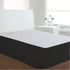 Luxury Hotel Tailored Bed Skirt, Box Pleats, 14 Inch Drop, Twin, Black...