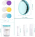 Contact Lens Case?Portable Travel Contact Lens Box with Mirror Tweezers Remover Tool Solution Bottle for Travel & Home...