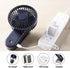 Portable Clip on Mini Desk Fan, 2400mAh Rechargeable USB Battery Operated Stroller Fan with Magnet, Royal Blue...
