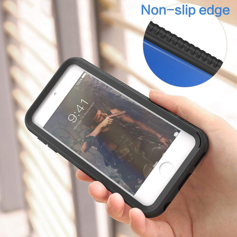 for iPod Touch 7th Generation Case,2 in 1 Shockproof iPod Case with 2 HD Screen Protectors,Hybrid Heavy Duty Protection Shock Resistant Cover for ...