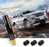 1 PC Polished Aluminum Car Gear Stick Lever Shift Knob, 7" Car Gear Long Handle Weighted Shifter Knob with 3 Threaded Adapters Fit Most Automatic ...