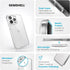 Speck Clear iPhone 15 Pro Max Case - Slim, Drop Protection - Scratch Resistant, Anti-Yellowing, 6.7 Inch Phone Case - GemShell Clear......