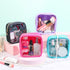 Hushee 4 Pcs Clear Nylon Makeup Bag for Women Christmas Gifts Preppy Cosmetic Bag PVC Travel Toiletry Bag Zipper Pouch Waterproof Storage Organize...