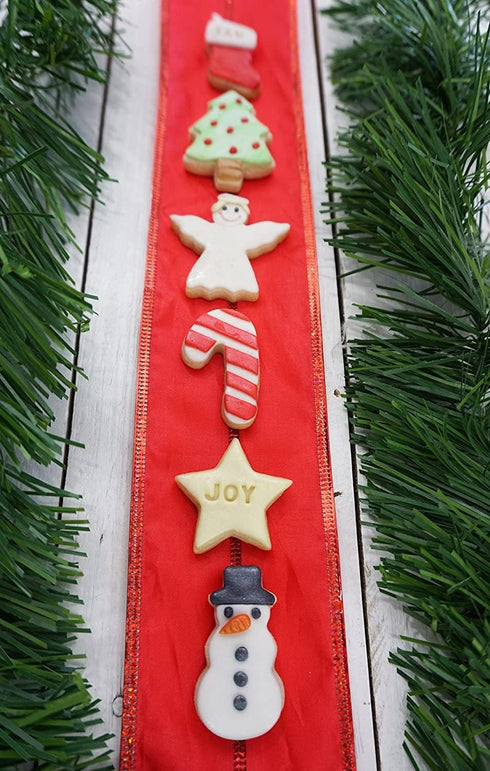 R&M International Mini Christmas Cookie Cutters, Snowman, Stocking, Star, Candy Cane, Tree, Angel, 6-Piece Set...
