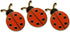 3-Piece LadyBug Lady Bug Pride Lapel Pin Hat Pin & Tie Tack Set with Clutch Back by Novel Merk...