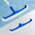 Pool Brush - 17" Pool Brush Head for Cleaning Pool Walls, Curved Ends High-Efficiency Pool Scrub Brush, Premium Nylon Bristles Pool Brush Head...