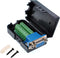 Oiyagai DB15 3+9 D-SUB VGA Female 3Row 15Pin Connector Adapter with Nut Terminal Breakout Board Connector Signal Module with Case Free Welding...