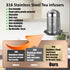 Loose Tea Infuser Strainer, 316 Stainless Steel Extra Ultra-fine Mesh Tea Infuser Filter for Mug Teapot Kettle, Tea Steeper for Black Tea, Green T...