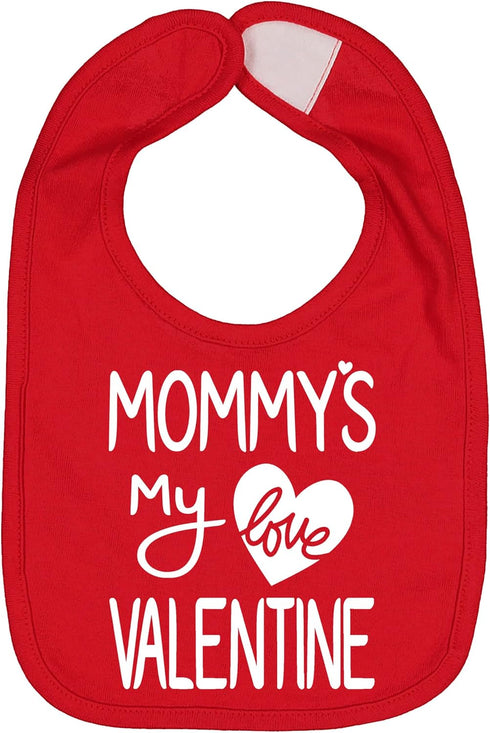 Aiden's Corner Handmade Cute Baby Holiday Valentine Bibs - Boy Girl Love Mommy First Valentine's Day Bib...