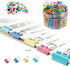 300 Pcs Paper Clips, Binder Clips and Rubber Bands, Office Supply Set, Paper Clips and Paper Clamps, School Supplies Office Supplies Teacher Suppl...