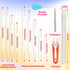 EuTengHao 19Pcs Big Eye Beading Needles Long Straight Beading Thread Needles Embroidery Needles Scissors Tweezers with Needle Bottle for Beading B...