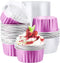 EUSOAR Cupcake Liners, 50pcs 5oz 125ml Disposable Ramekins, Aluminum Foil Muffin Liners Cups, Disposable Aluminum Foil Cupcake Baking Cups Holders...