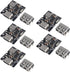 5pcs Type-C USB 5V 2A Boost Converter Step-Up Power Module Lithium Battery Charging Protection Board Display USB for DIY (Not Welded)...